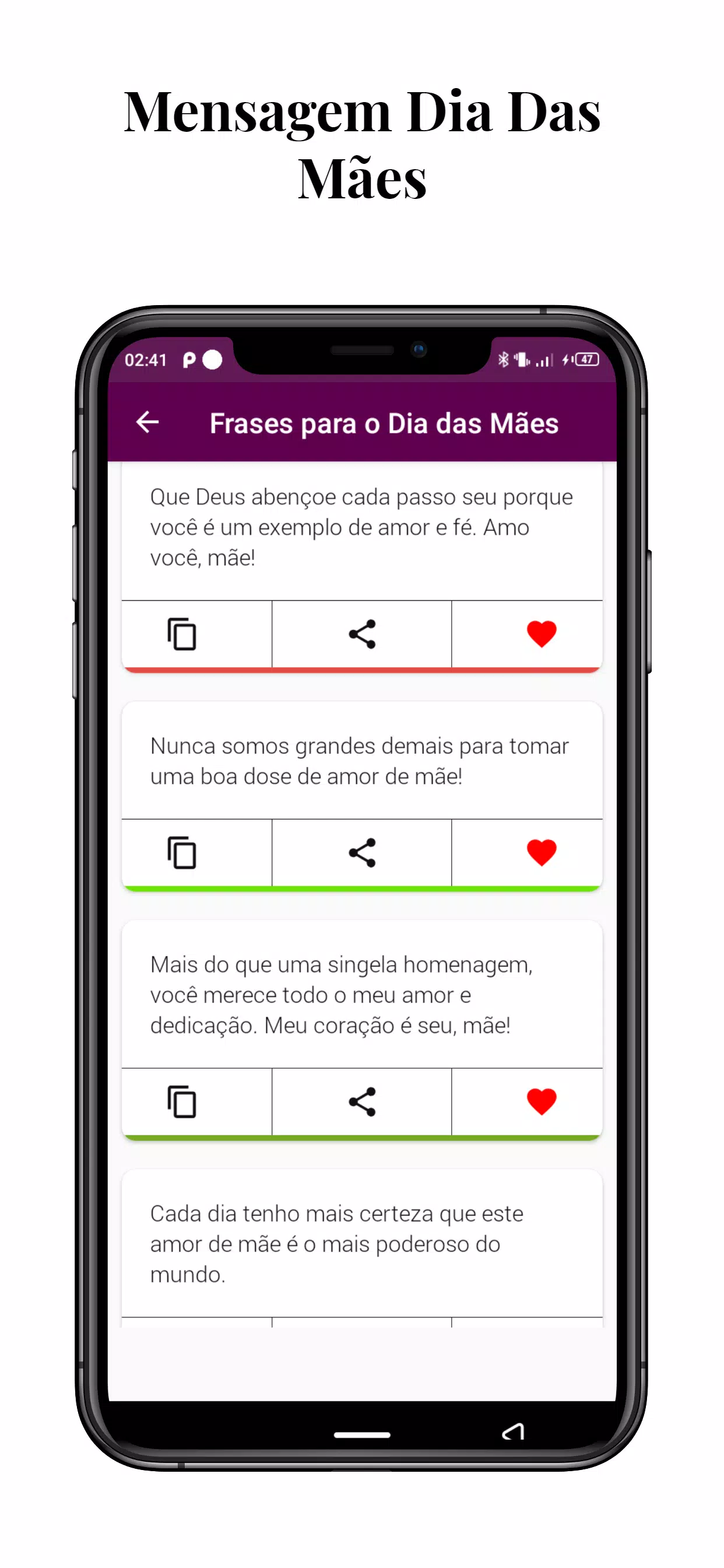 Mensagem Dia Das Mães 2024 スクリーンショット 2