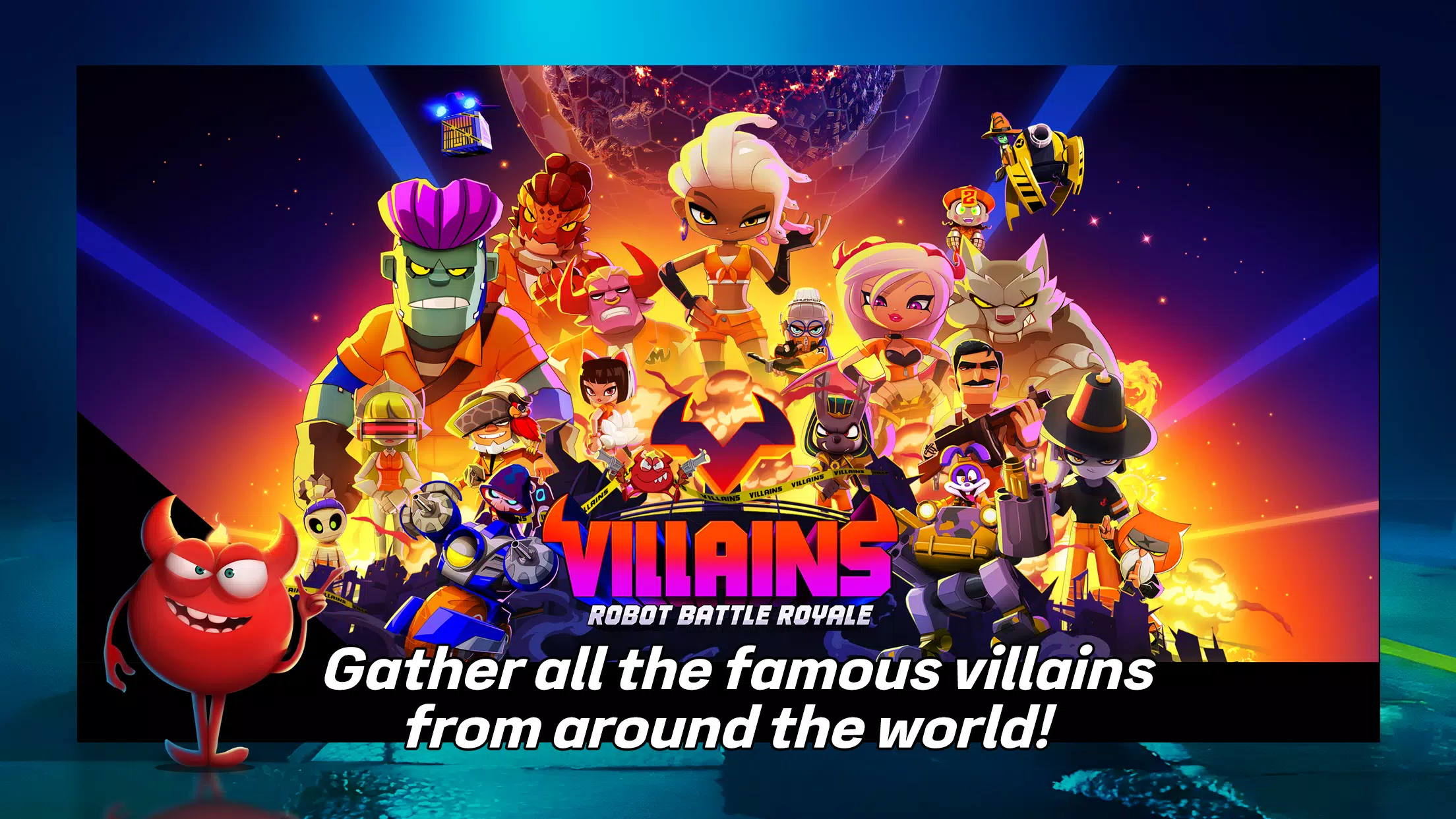 Villains: Robot BattleRoyale ภาพหน้าจอ 0