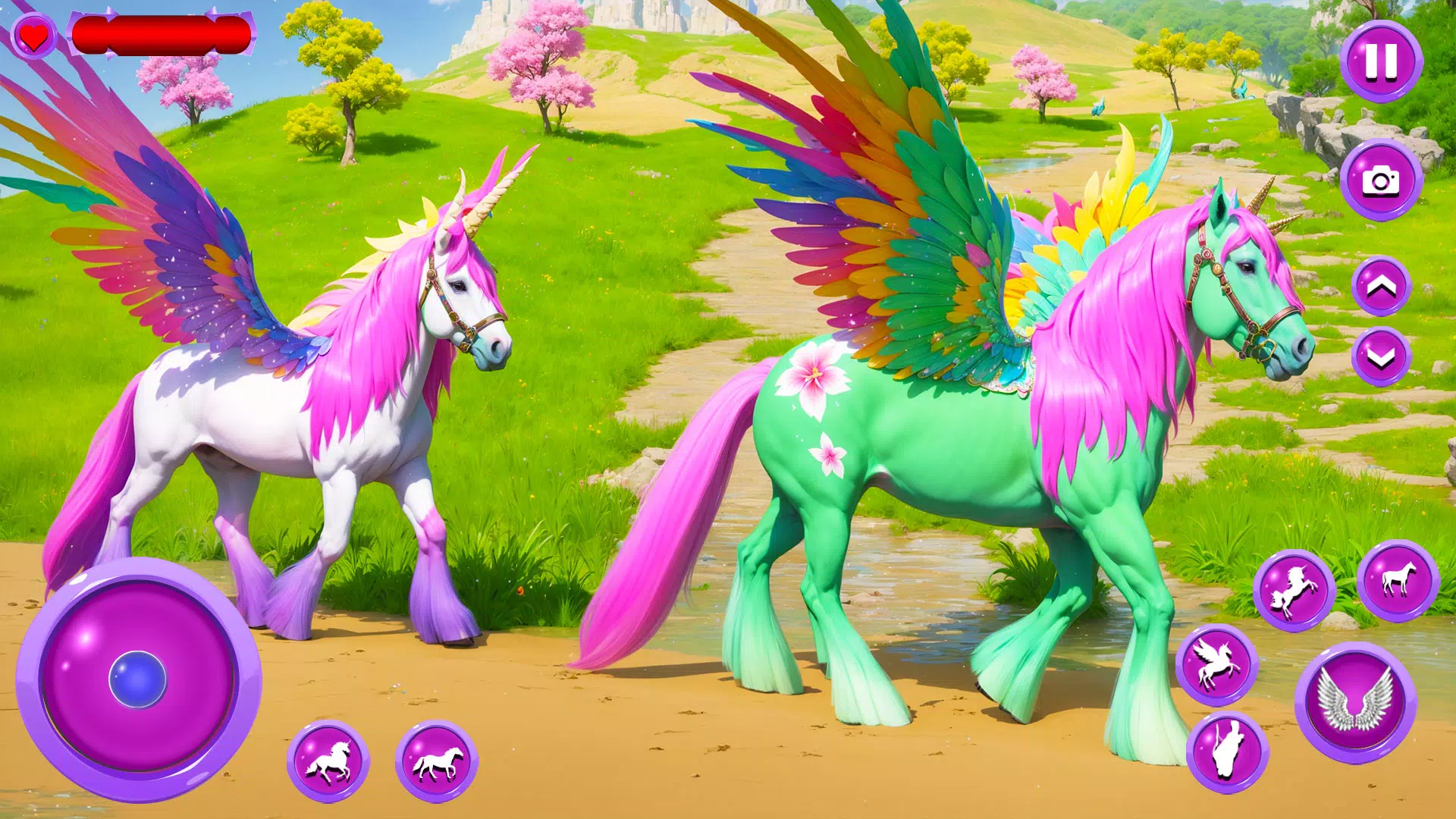 My Unicorn Flying Horse Care Captura de pantalla 1