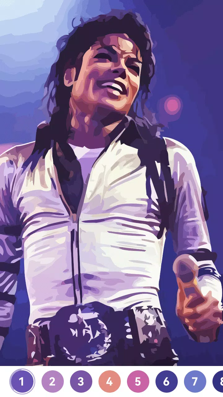 Schermata Celebrity Paint by Number Game 0
