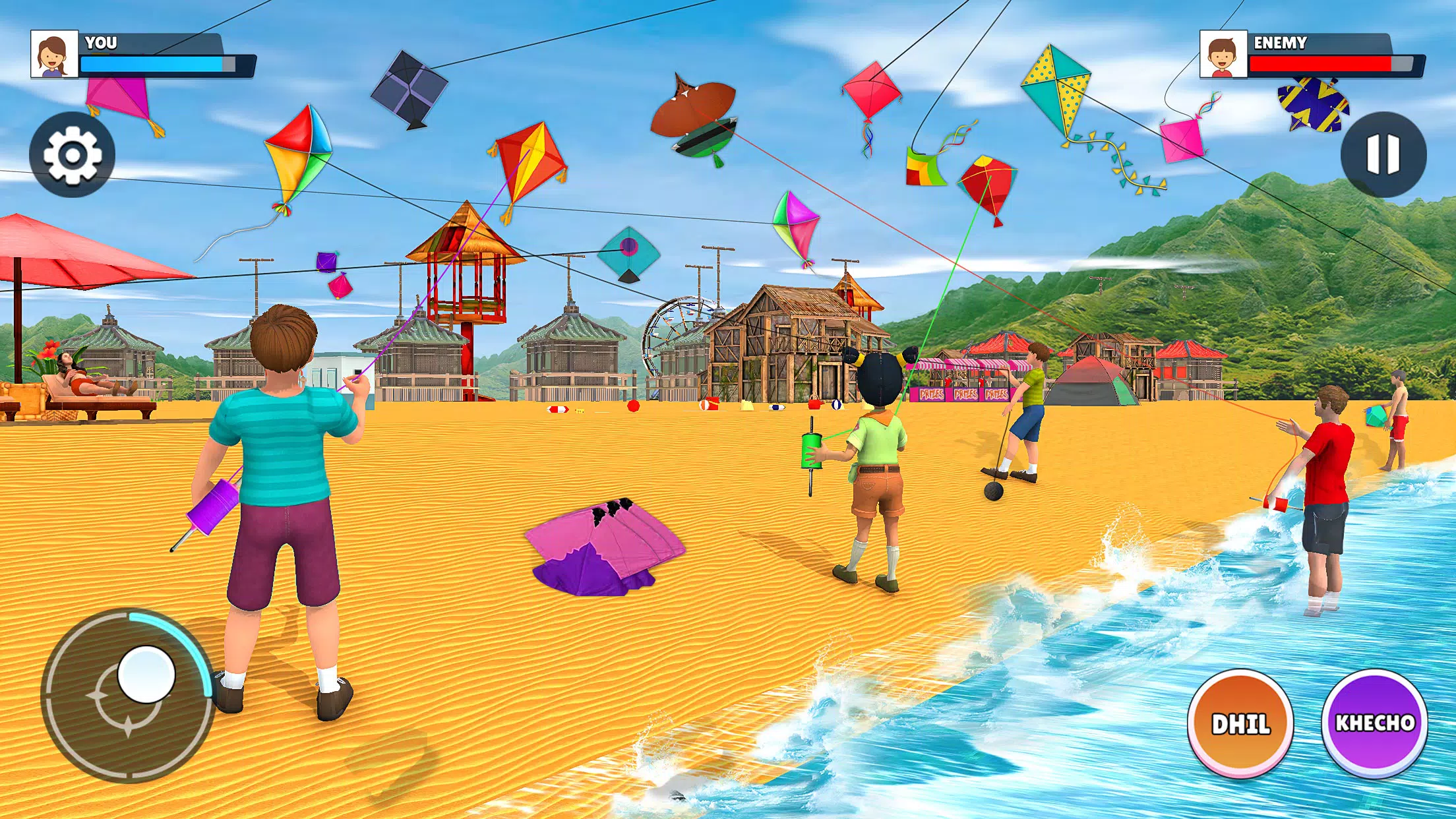 Kite Flying 3D - Pipa Combate ภาพหน้าจอ 3