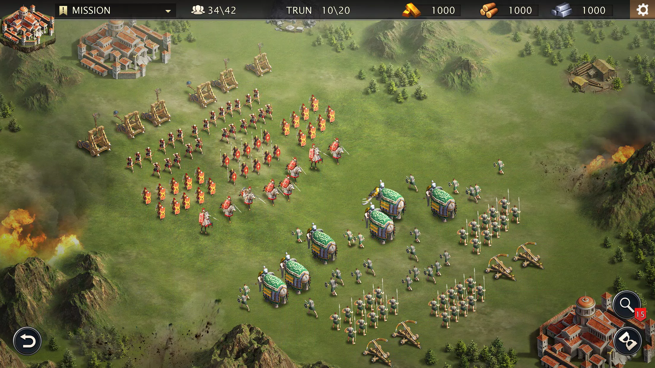 Grand War: Rome ဖန်သားပြင်ဓာတ်ပုံ 3