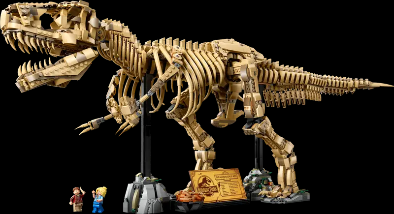 Giant Lego T-Rex Skeleton onthuld