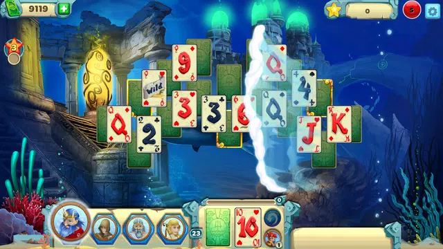 Solitaire Atlantis Скриншот 1