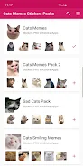 Cat Memes Stickers WASticker स्क्रीनशॉट 3