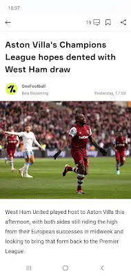 OneFootball - Football News স্ক্রিনশট 1