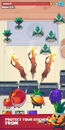 Fruit War: Idle Defense Game Ảnh chụp màn hình 0