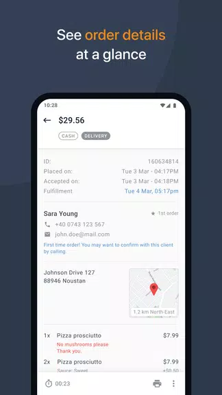 Restaurant Order-Taking App Capture d'écran 1