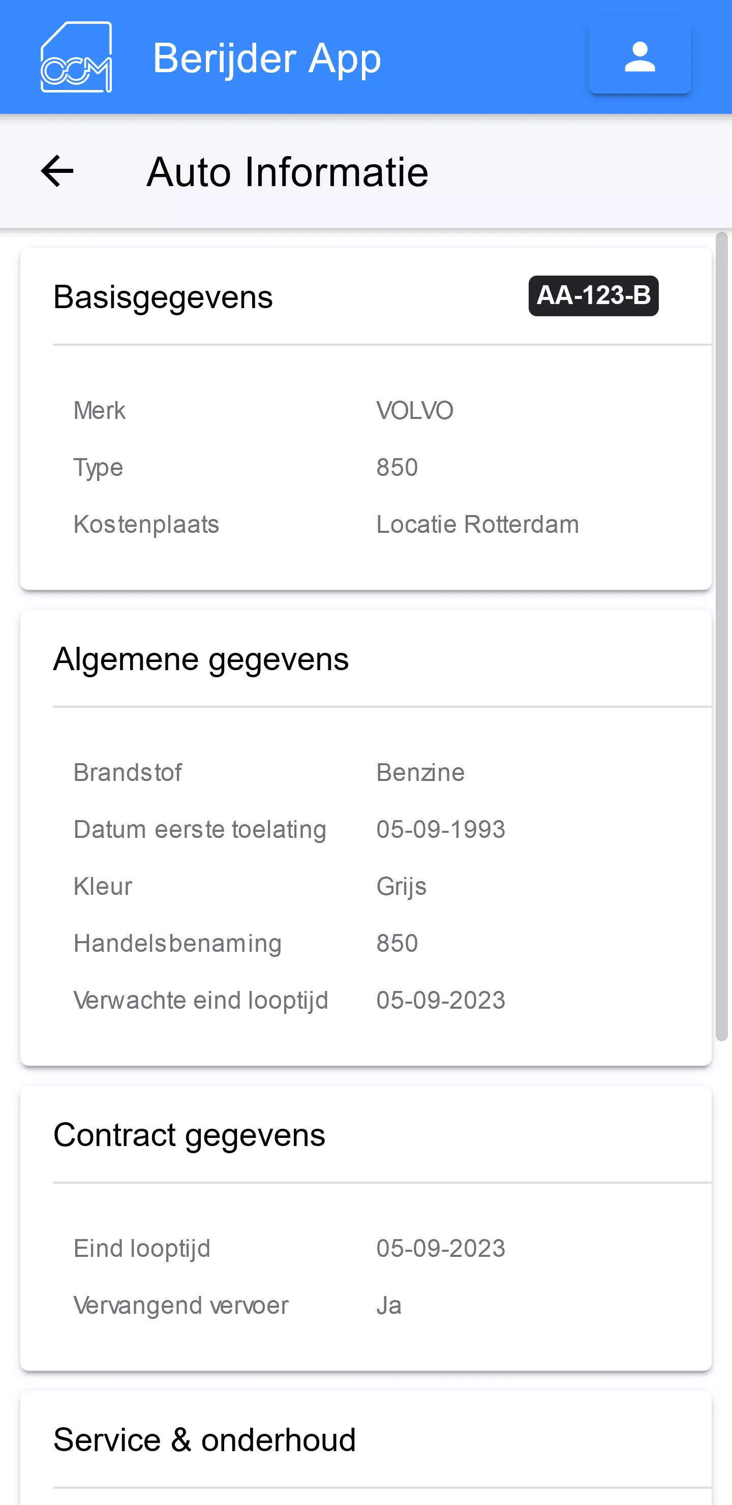 Mijn OCM Captura de pantalla 2
