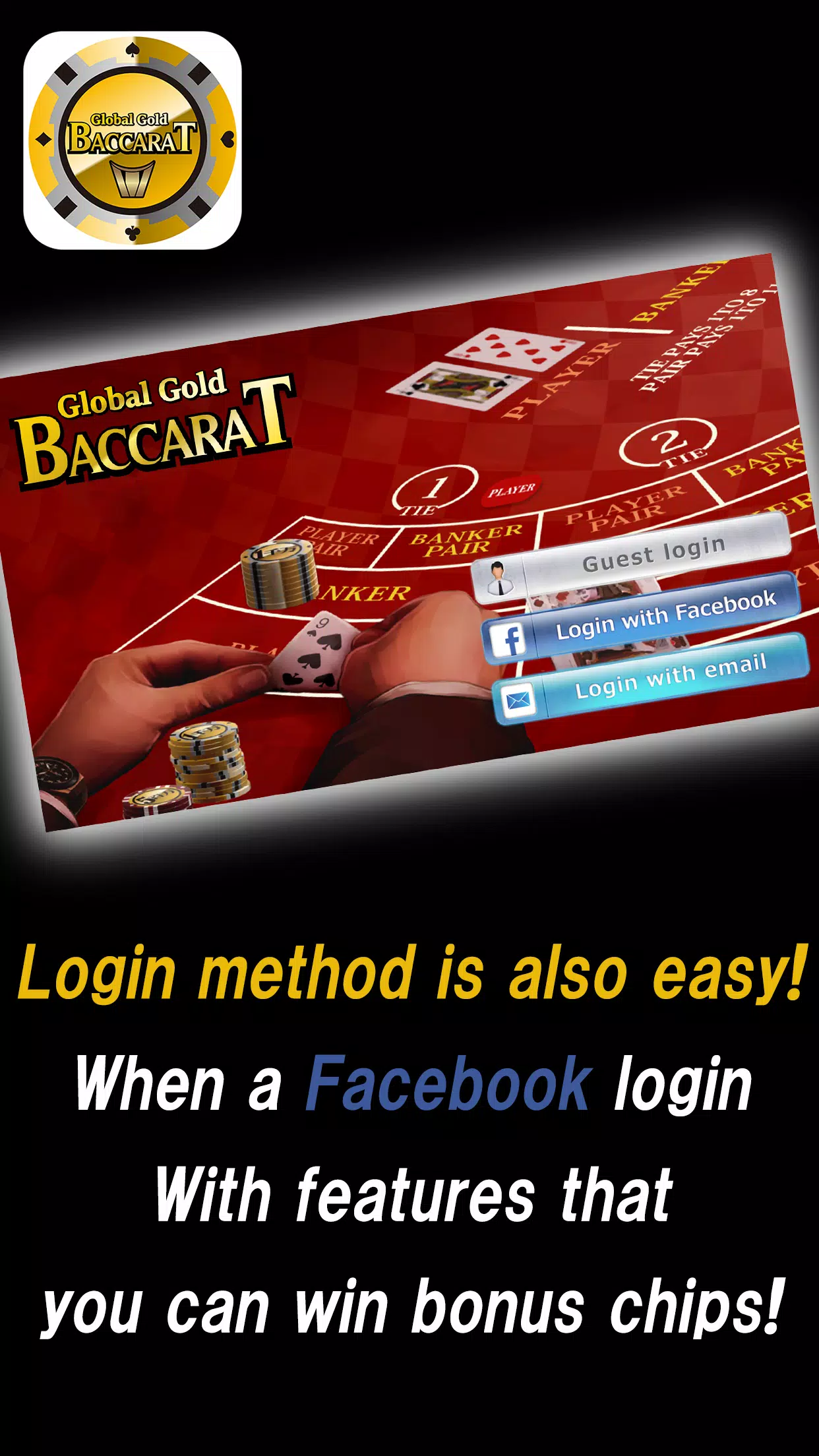 Global Gold Baccarat スクリーンショット 0
