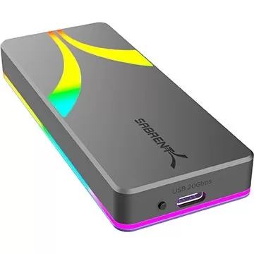 特賣中的Sabrent Rocket RGB SSD外接盒