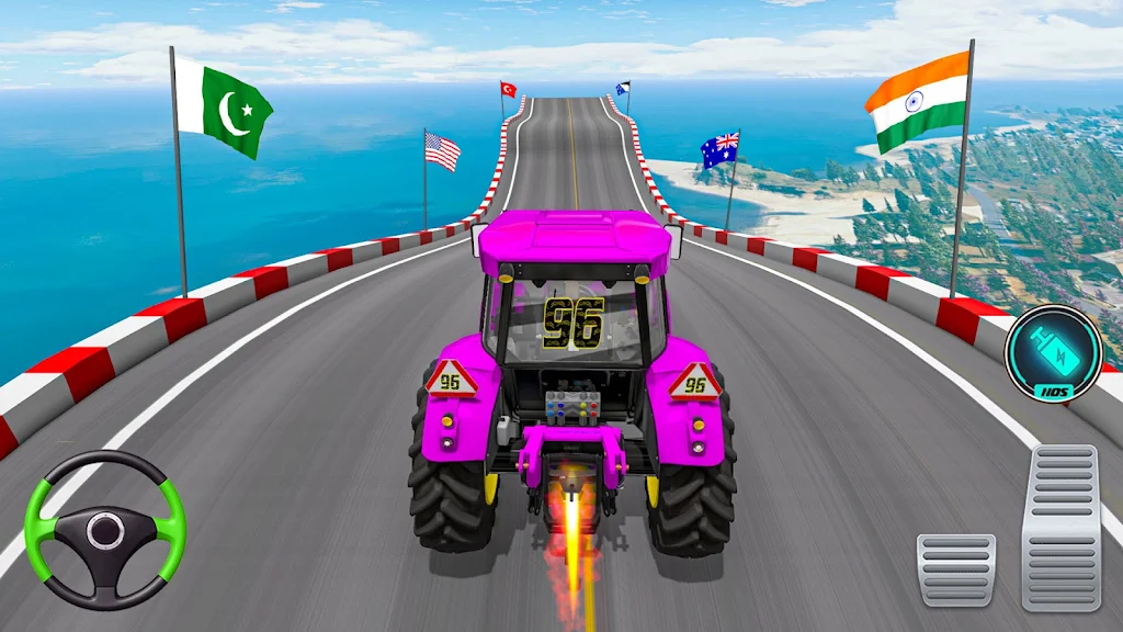 Mega Ramp Tractor Stunt Game Zrzut ekranu 3