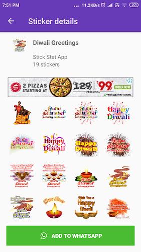 Tamil Stickers: WAStickerApps Ekran Görüntüsü 1