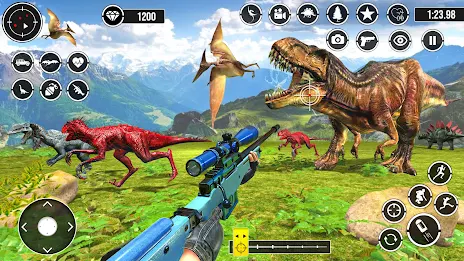 Real Dino Hunting 3D shooting Capture d'écran 3