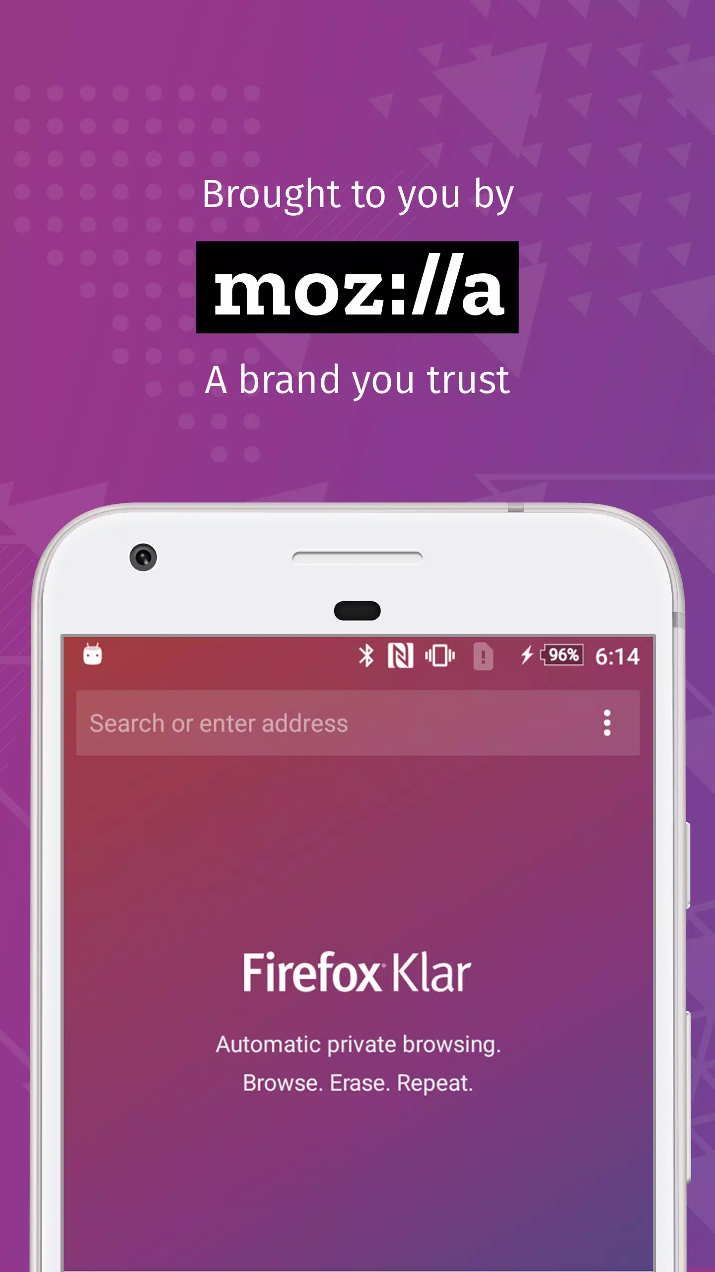 Firefox Klar Tangkapan skrin 2