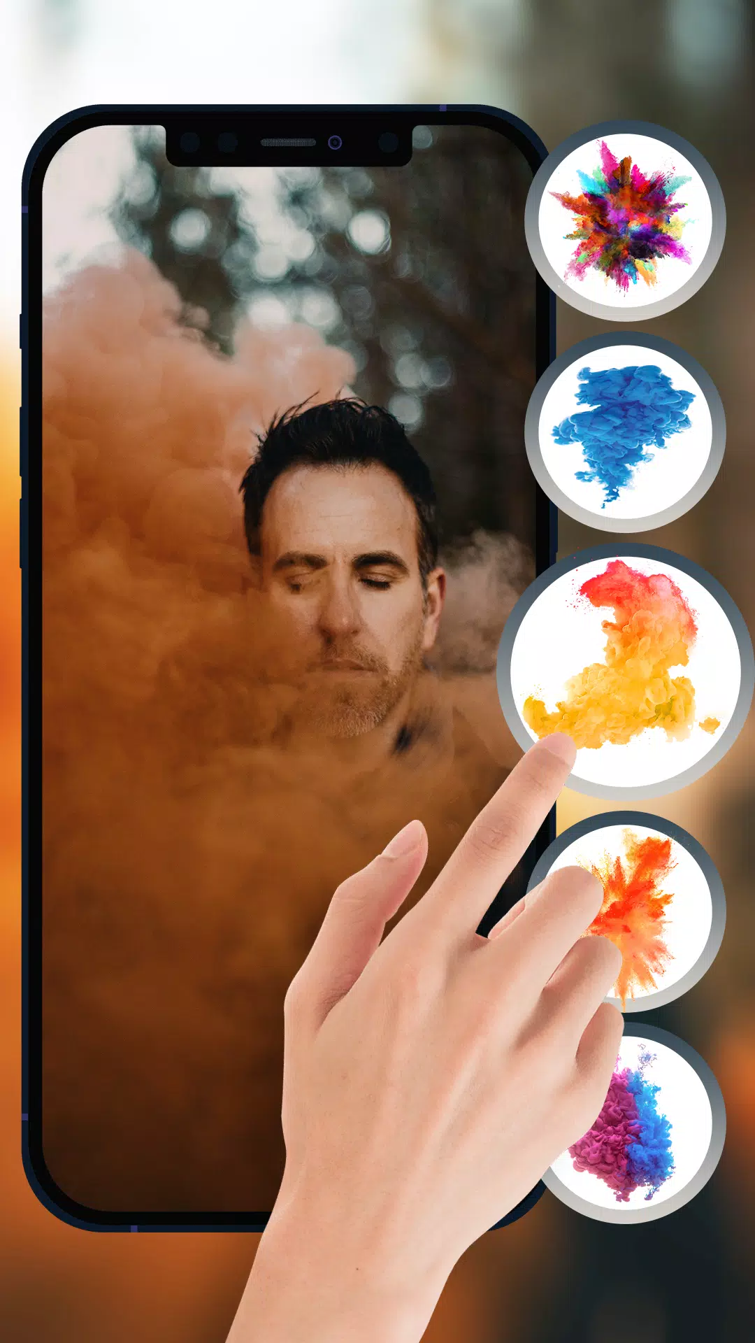 Smoke Filter Photo Editor ภาพหน้าจอ 2