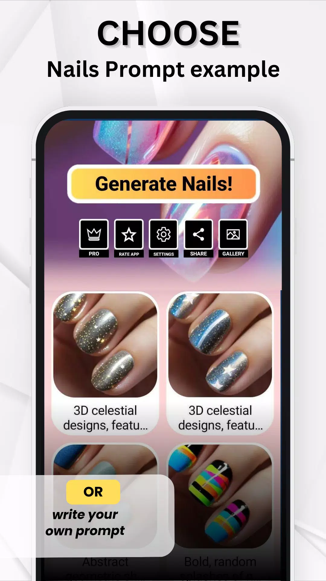 Try Nails-AI Fake Nail Designs Zrzut ekranu 1