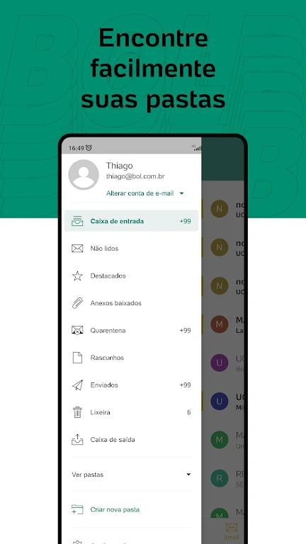 BOL Mail Captura de tela 3