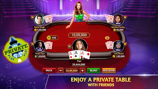 Teen Patti Octro 3 Patti Rummy Captura de tela 2