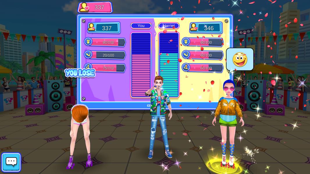 Roller Skating Girls - Dance on Wheels Screenshot 1