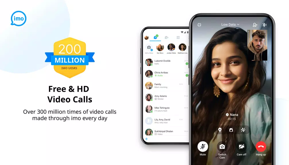 imo Lite -video calls and chat 스크린샷 0