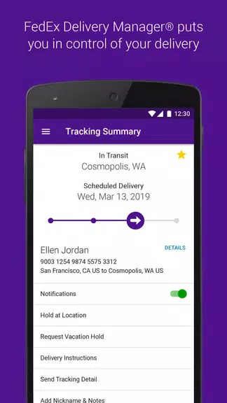 FedEx Mobile Captura de pantalla 2