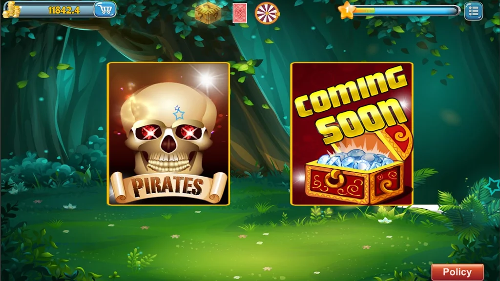 Pirates Slot Machine Treasure Spins Captura de pantalla 2
