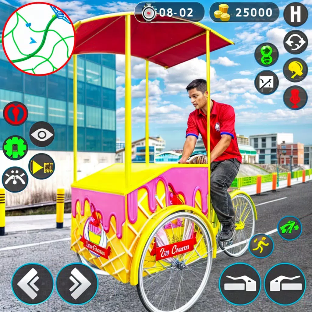 City Ice Cream Man Simulator স্ক্রিনশট 0