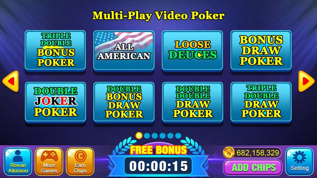 Video Poker Games - Multi Hand Tangkapan skrin 1