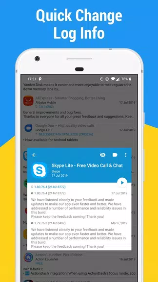 Schermata App Watcher: Check Update 1