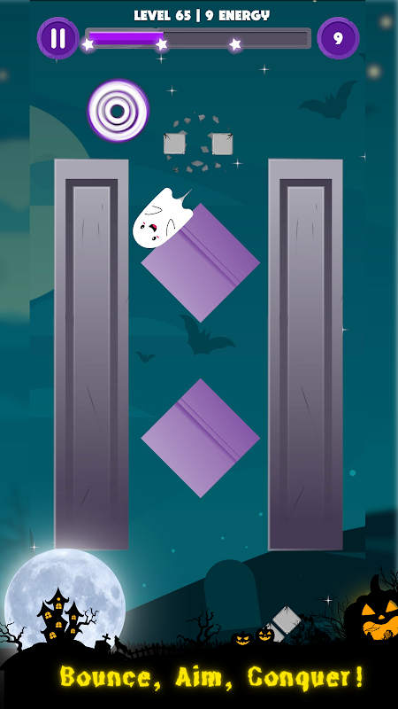 Ghost Glider: Spooky Adventure Tangkapan skrin 1