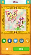 Butterfly Coloring Pages Captura de tela 3