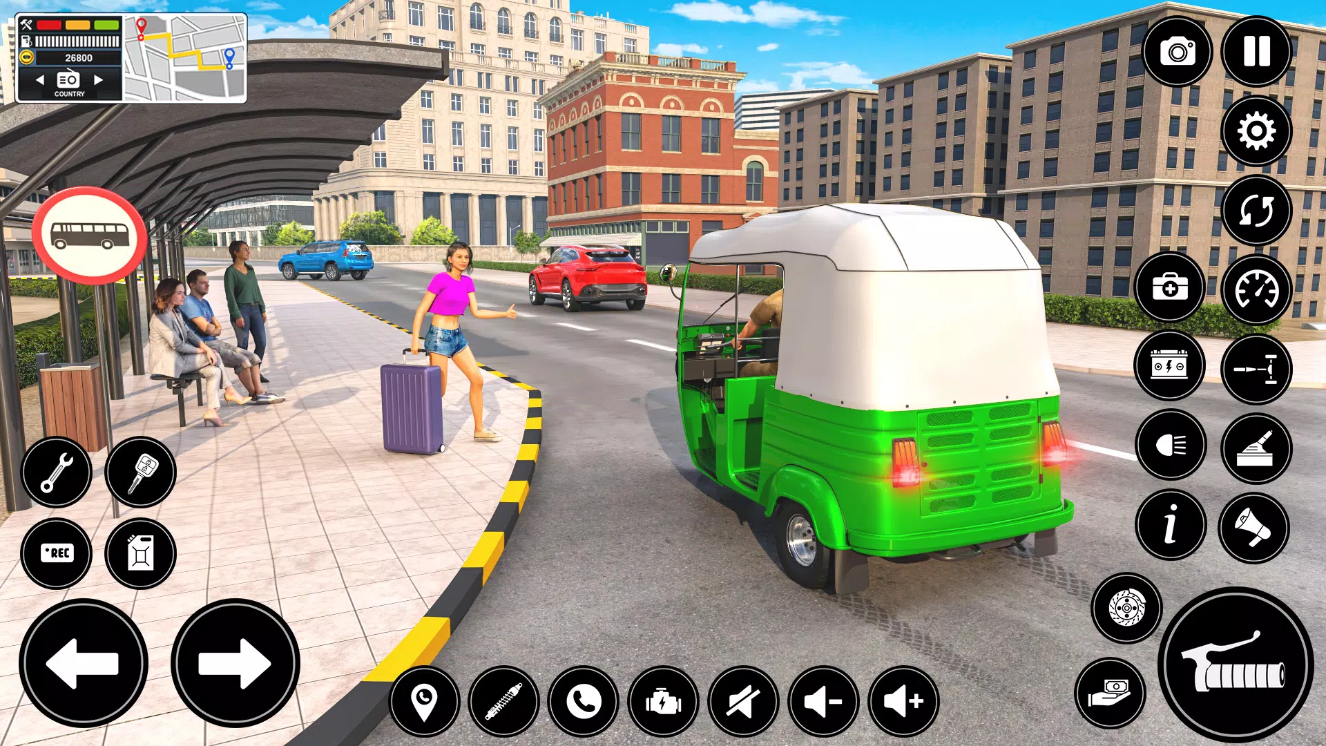 Auto Tuk Tuk Rickshaw Game应用截图第0张