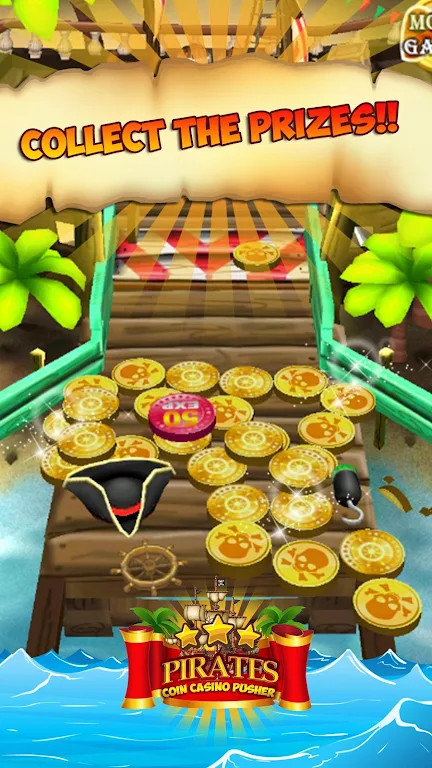 Pirates Coin Casino Pusher Скриншот 2