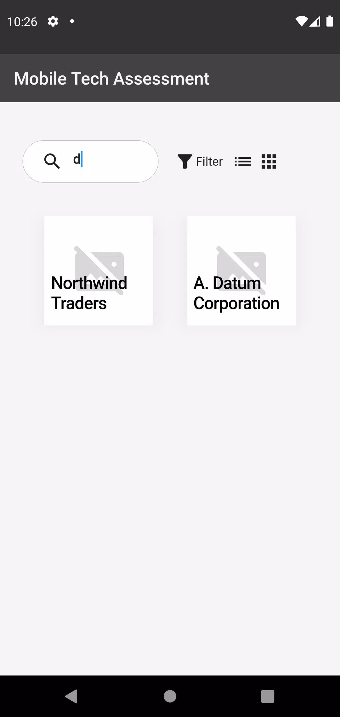Flutter Tech Assessment Скриншот 2