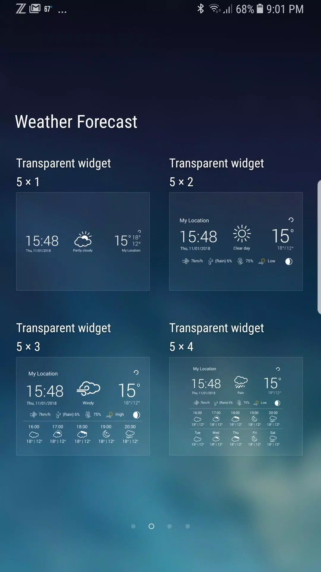Schermata Weather Forecast 2
