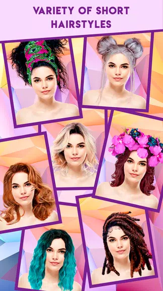 Woman Hairstyle Photo Editor ဖန်သားပြင်ဓာတ်ပုံ 1