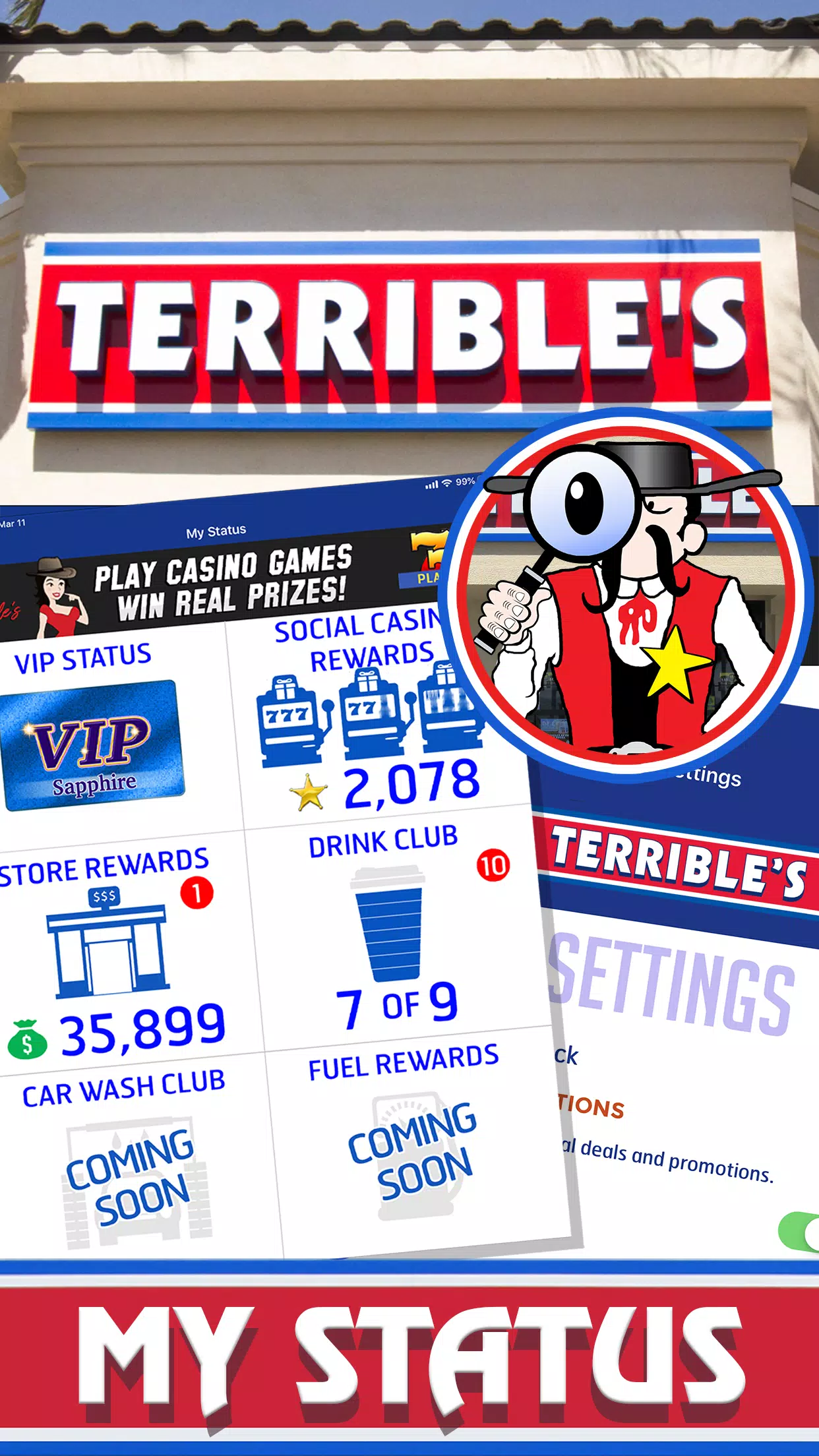 Schermata Terrible’s Social House 1