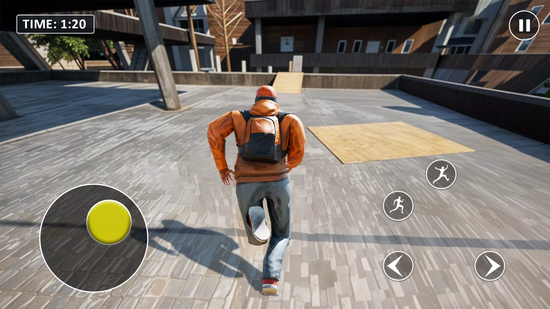 Go Up Rooftop Run Parkour Game Captura de tela 1