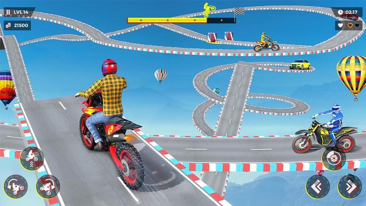 Bike Stunt Racing 3D Bike Game Captura de pantalla 1