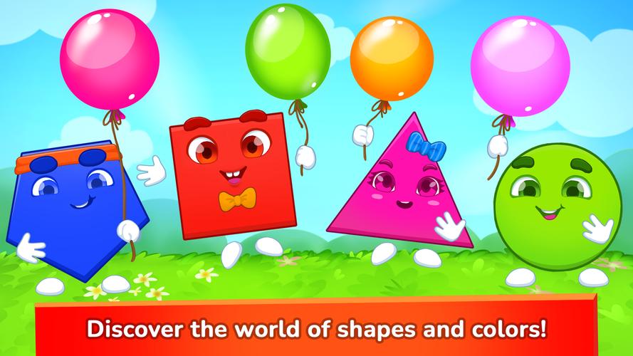 Learning shapes & colors games应用截图第0张