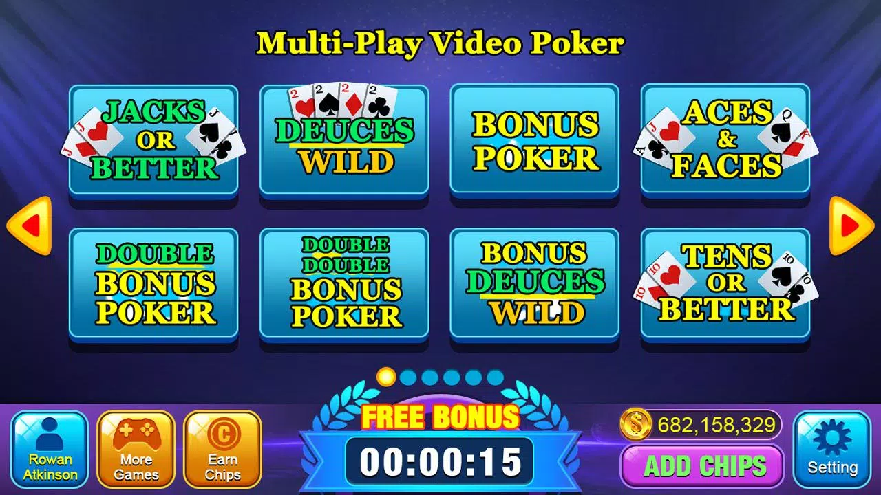 Video Poker Games - Multi Hand Tangkapan skrin 0