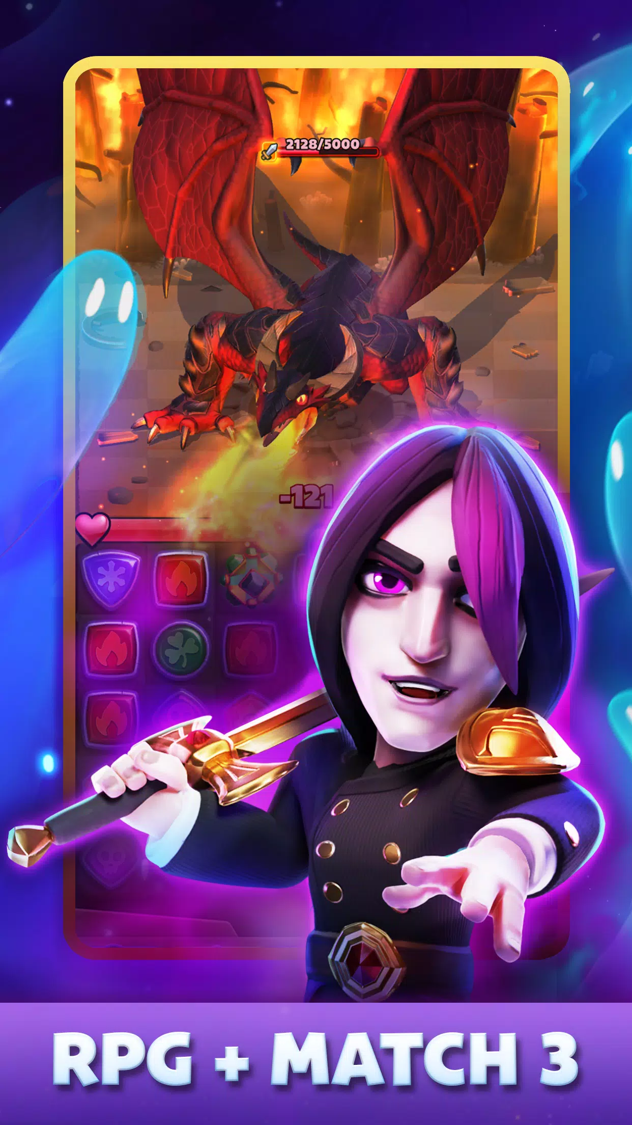 Puzzle Breakers: Match 3 RPG Capture d'écran 2