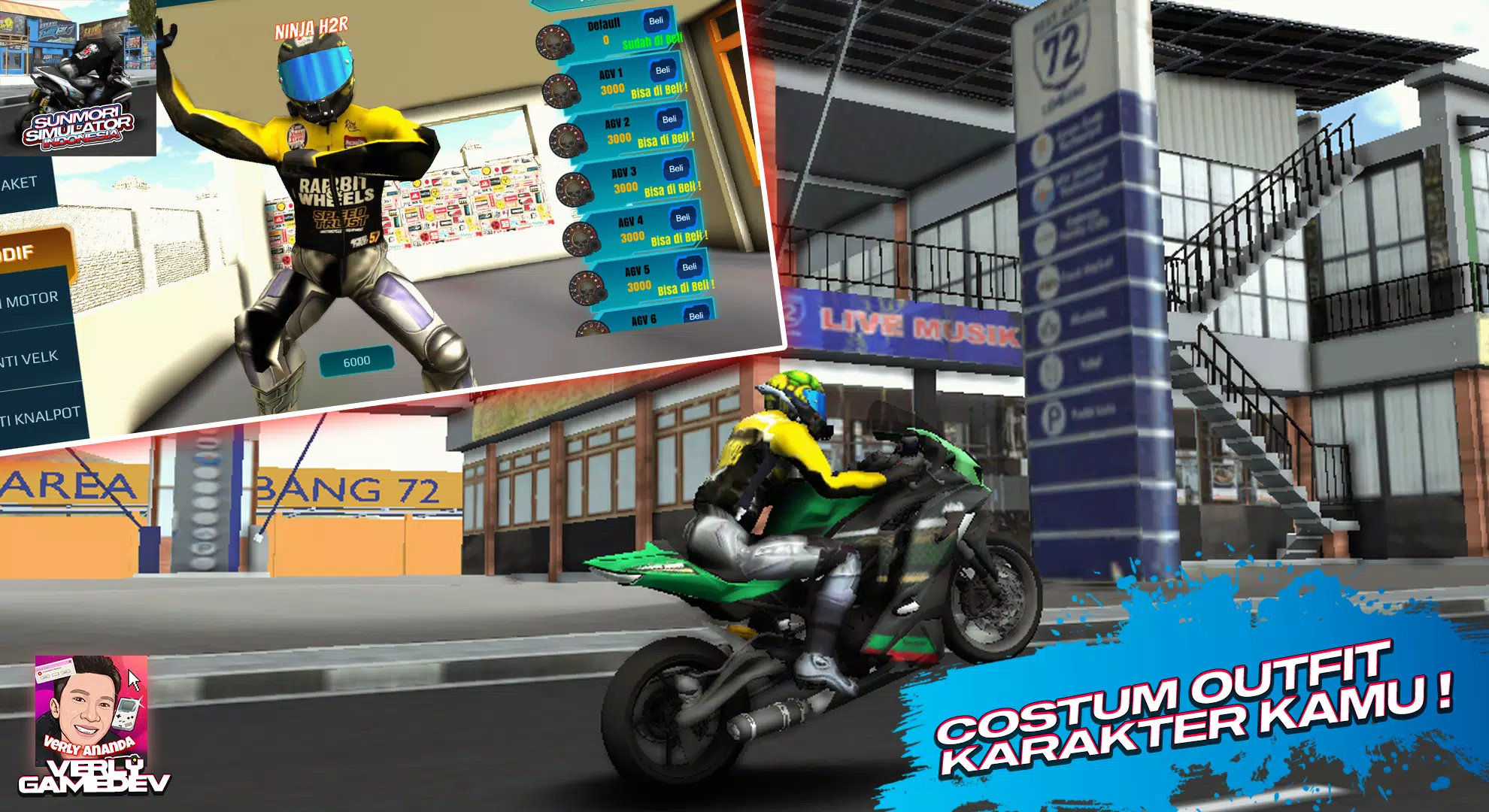 Sunmori Simulator Indonesia 3D應用截圖第3張