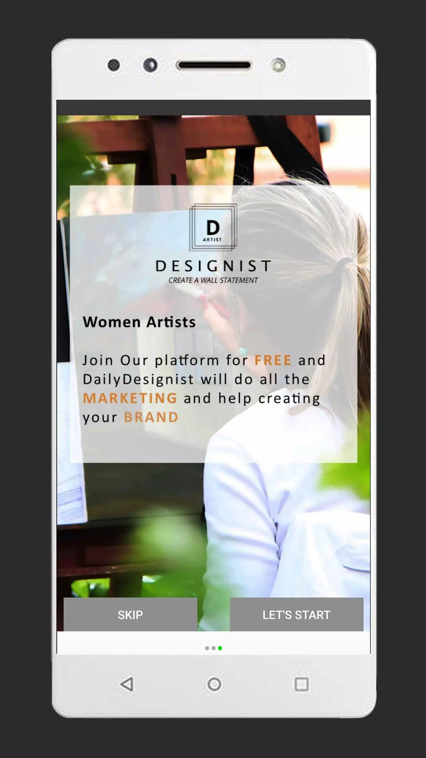 Schermata DailyDesignist Artists 2
