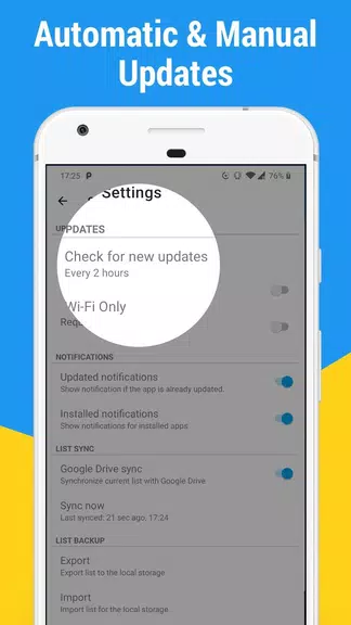Schermata App Watcher: Check Update 3