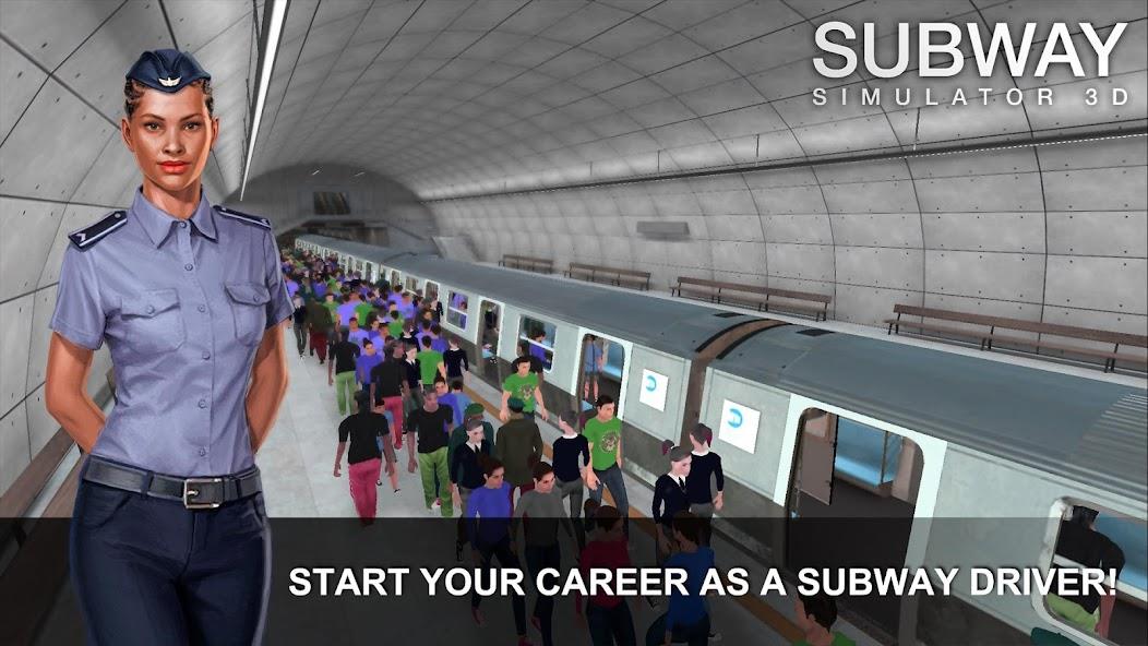 Subway Simulator 3D Mod Captura de pantalla 0