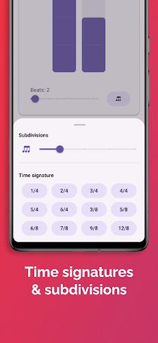 Easy Metronome ဖန်သားပြင်ဓာတ်ပုံ 3