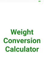 Weight Converter スクリーンショット 1