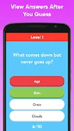 Tricky Quiz - Riddle Game Screenshot 1